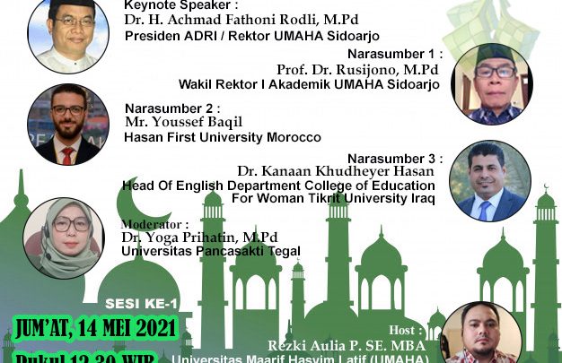 Open House Halal Bi Halal Virtual Perkumpulan Ahli & Dosen Republik Indonesia (ADRI) Jum’at, 14 Mei 2021